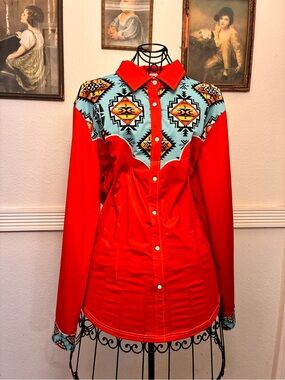Ranch Dress’n Plus Size Western Pearl Snap-Women